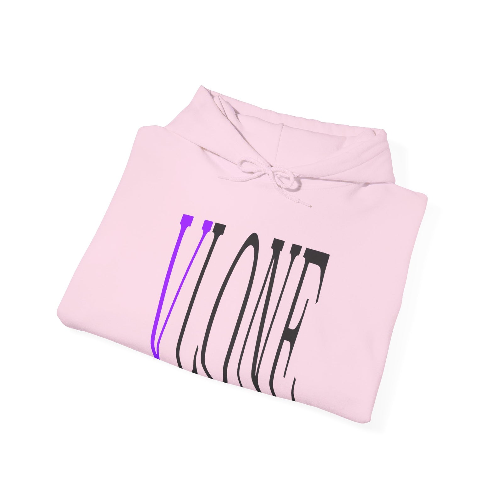 VLONE — Purple Distressed 'V' Logo Pullover