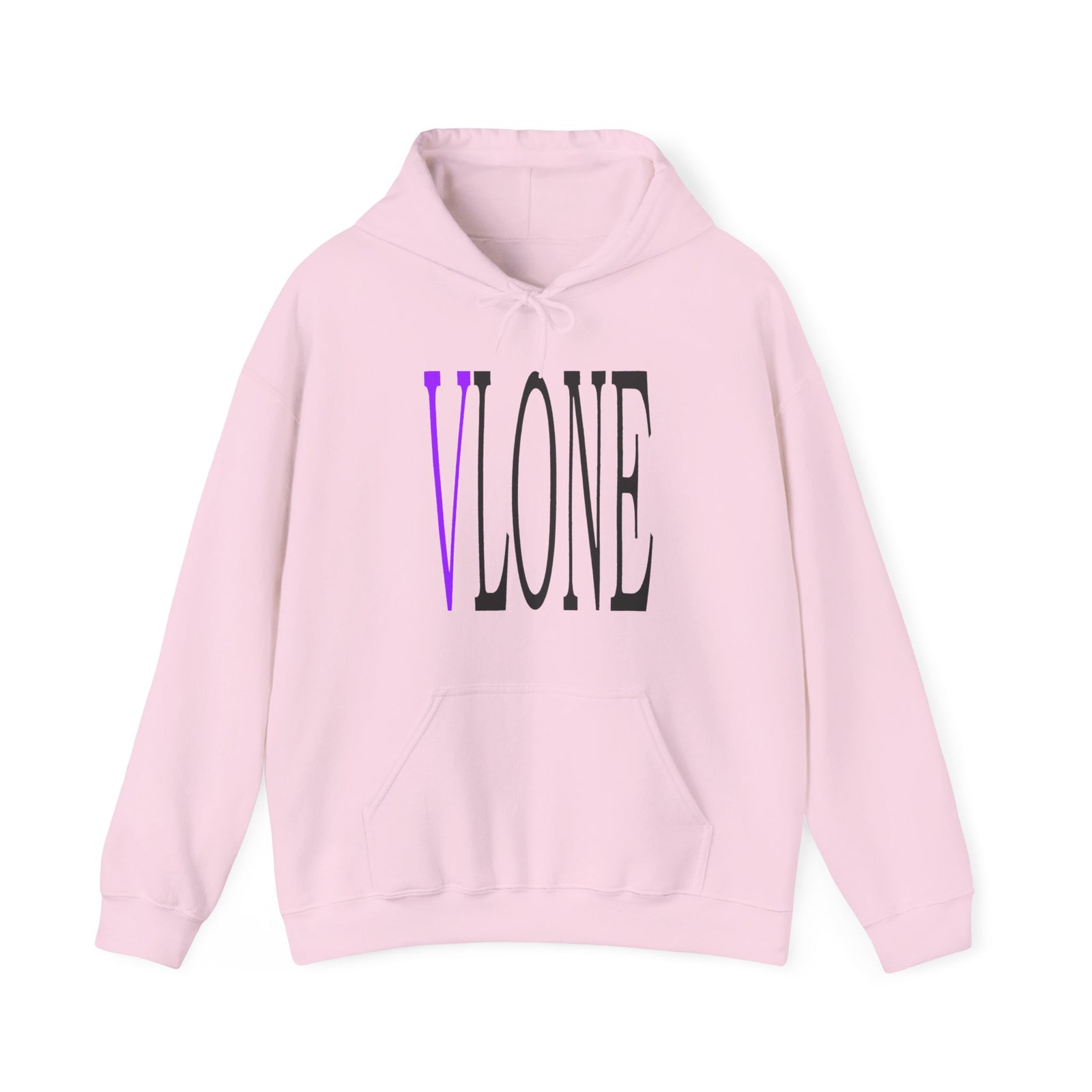 VLONE — Purple Distressed 'V' Logo Pullover